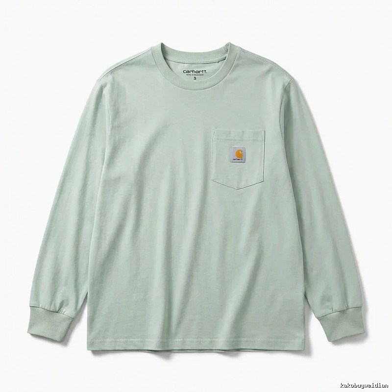 Carhartt basic simple style light green sweatshirt