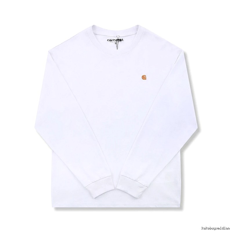 Carhartt classic simple style white sweatshirt