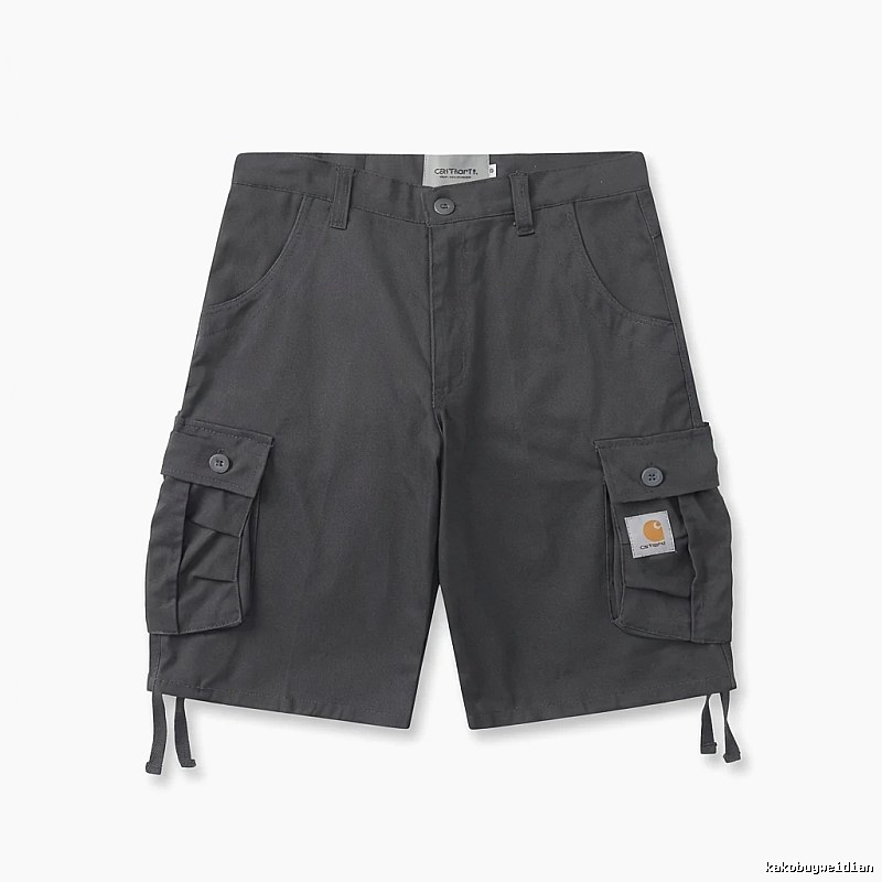 Carhartt workwear style dark grey shorts