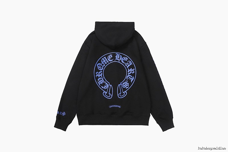 Chrome Hearts 2088-97 Black Cross Graphic Hoodie Downtown Style