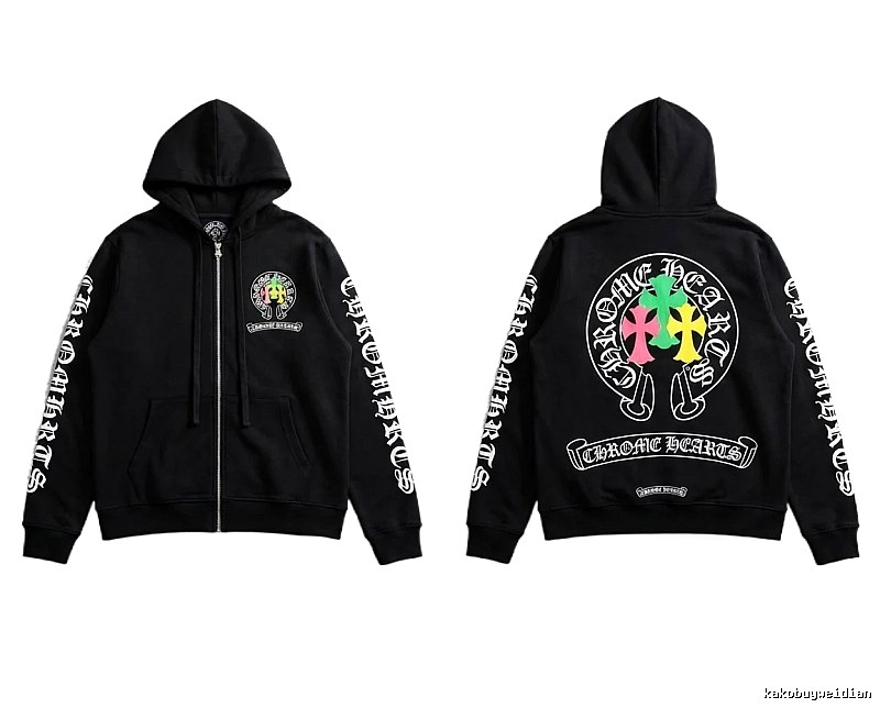 Chrome Hearts Colorful Retro Style Sweatshirt