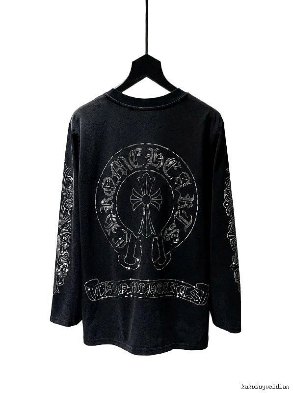 Chrome Hearts Cross Dark Style Black T-shirt