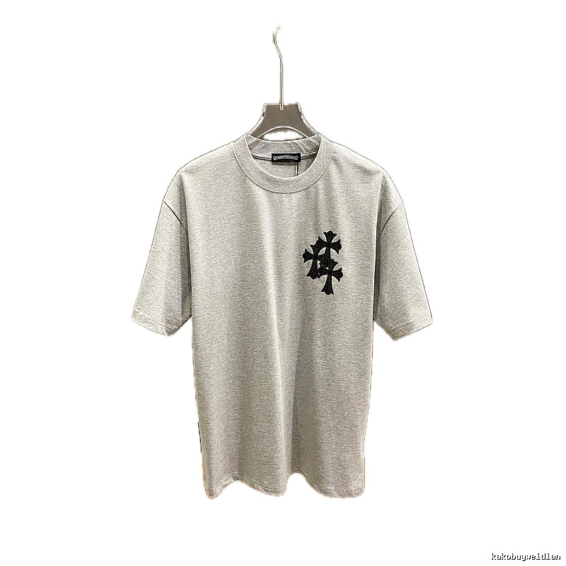 Chrome Hearts Cross Flower Grey T-shirt