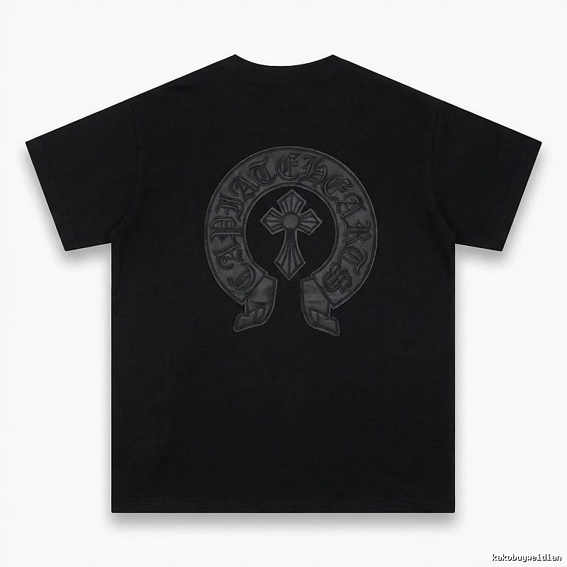 Chrome Hearts Cross Vintage Black Short-sleeve Shirt