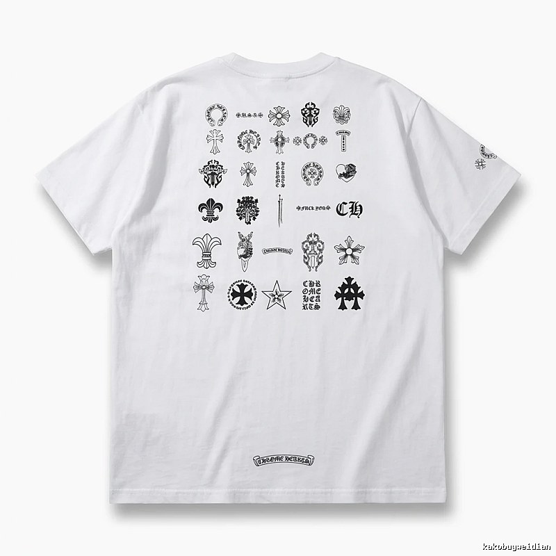 Chrome Hearts Dark Style White T-shirt
