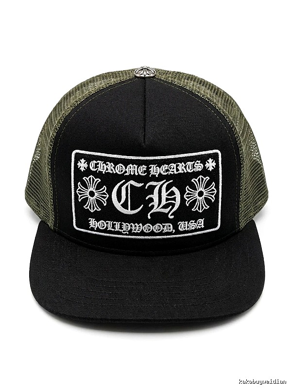 Chrome Hearts Retro Style Black Hat