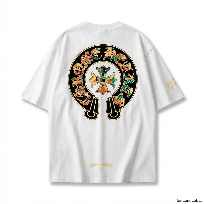 Chrome Hearts Retro Style White T-shirt
