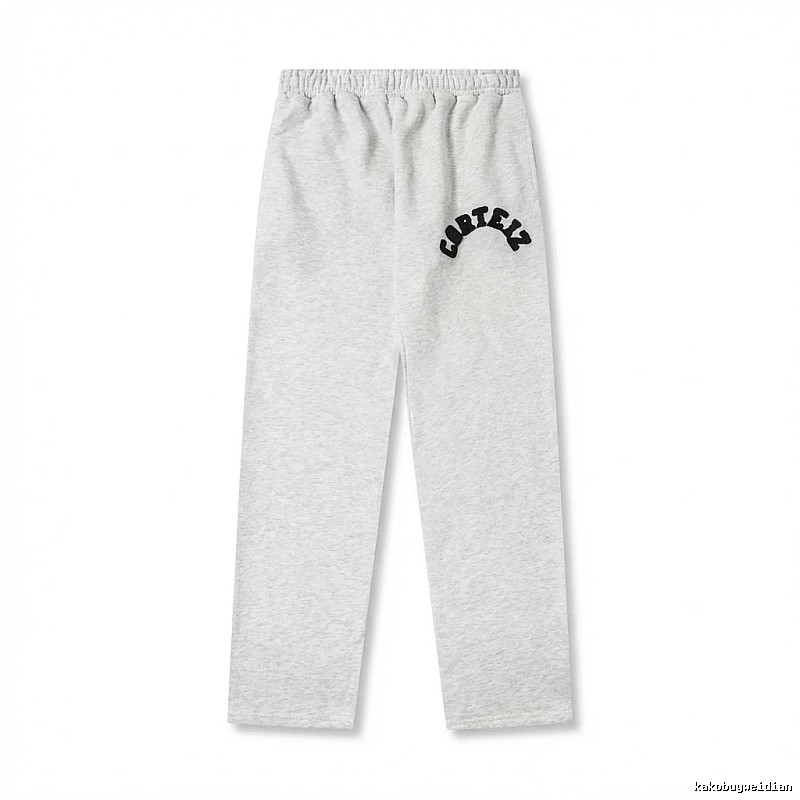 Corteiz minimalist light gray sweatpants