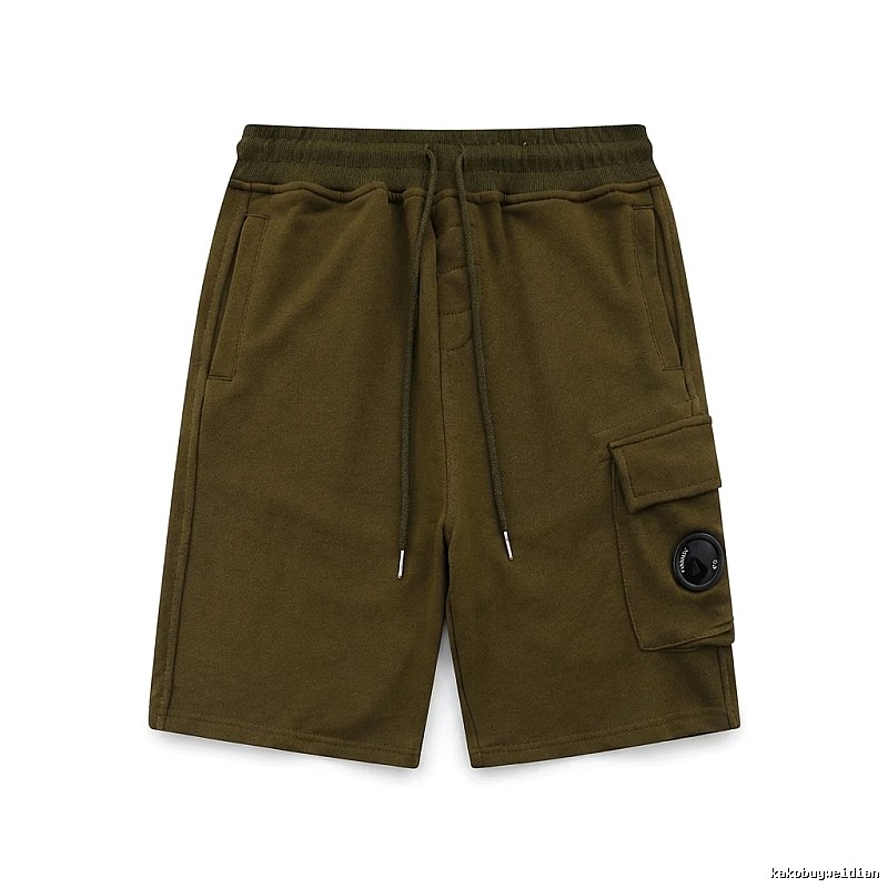 C.P. Company olive work-style shorts