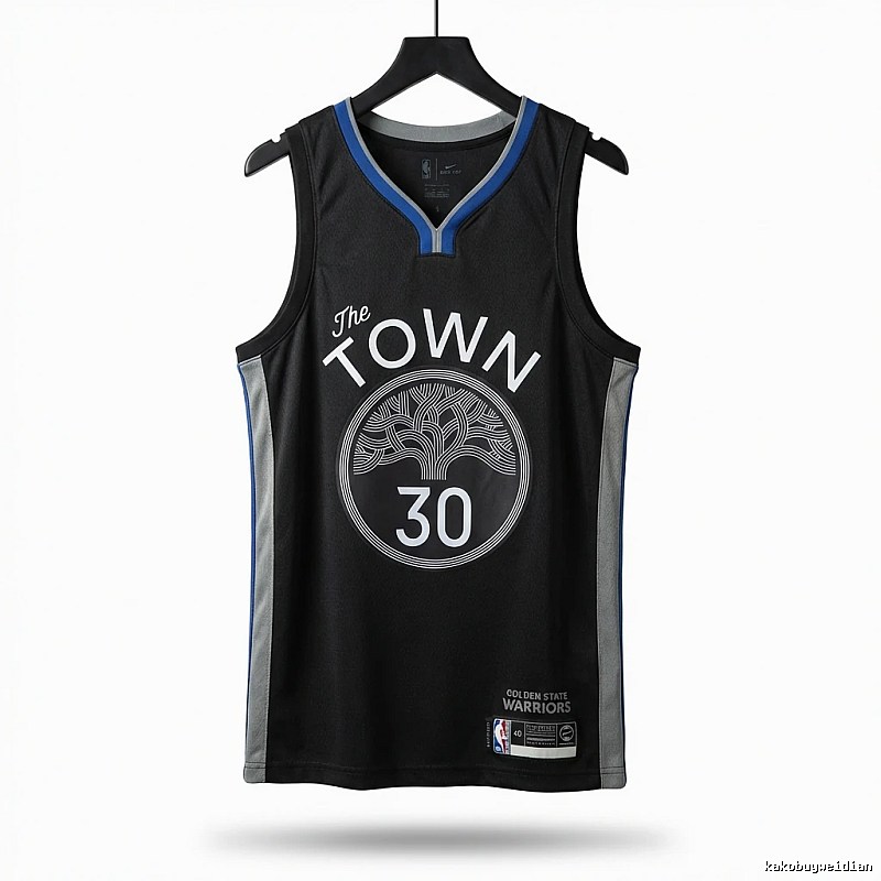 Curry's No. 30 black basketball jersey.