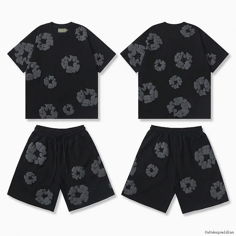 DENIM TEARS Printed Casual Black Suit