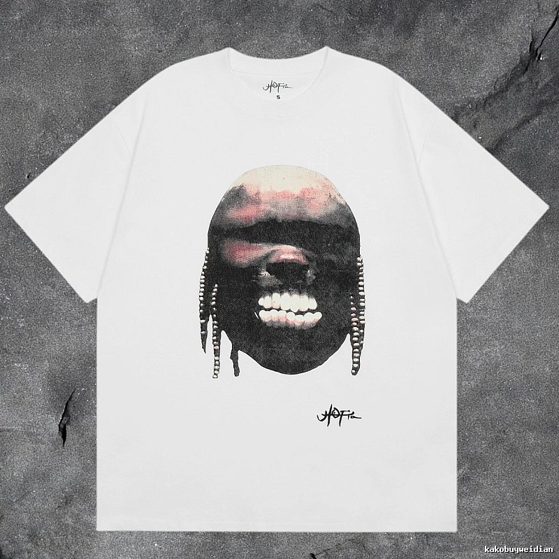 Denim Tears White Graphic T-Shirt Clean Colorway