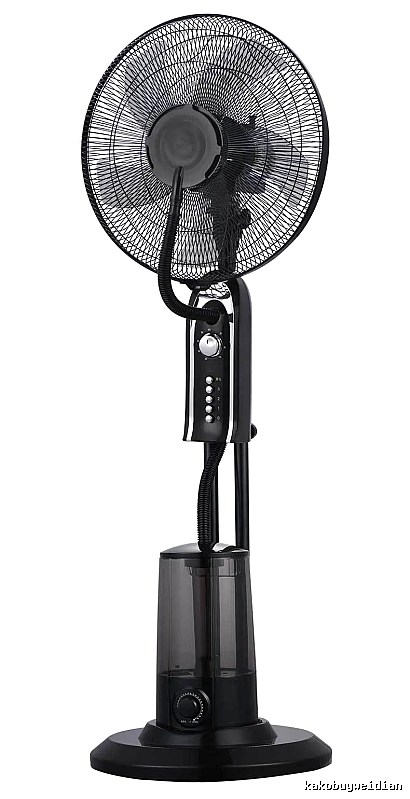 Desktop Pedestal Cooling Fan For Remote Cooling 16-inch Mechanical Control eu Plug