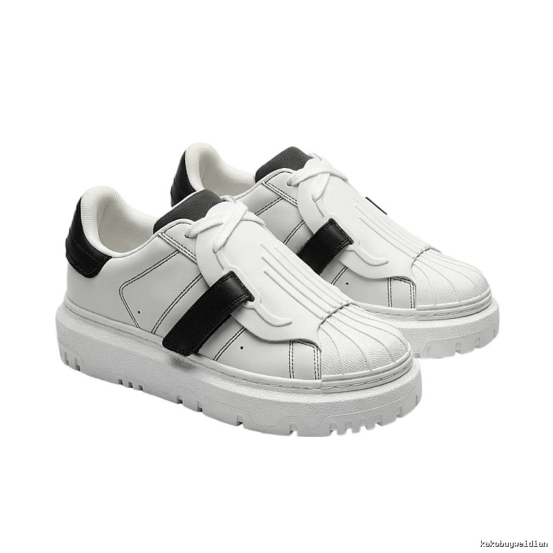 Dior black and white minimalist style board shoes