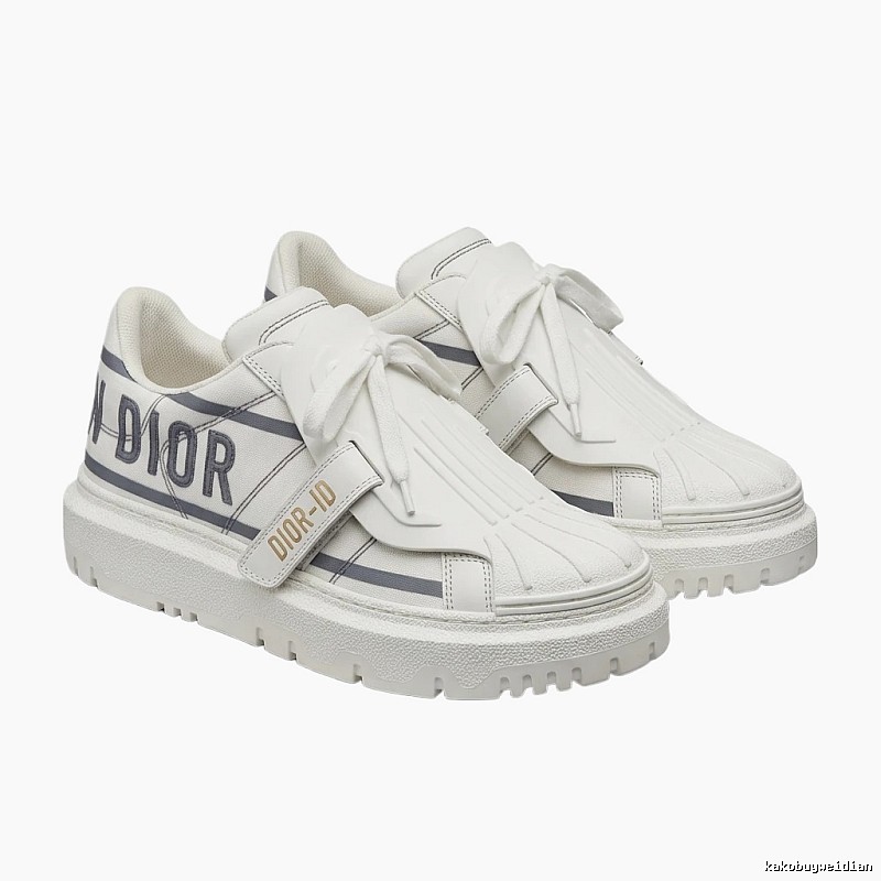 Dior letter - printed casual white shoes