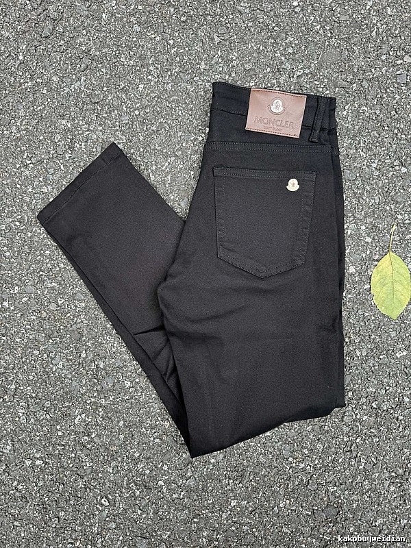 Emporio Armani Daily Slim Casual Pants - small eagle pocket emblem and dark tonal finish