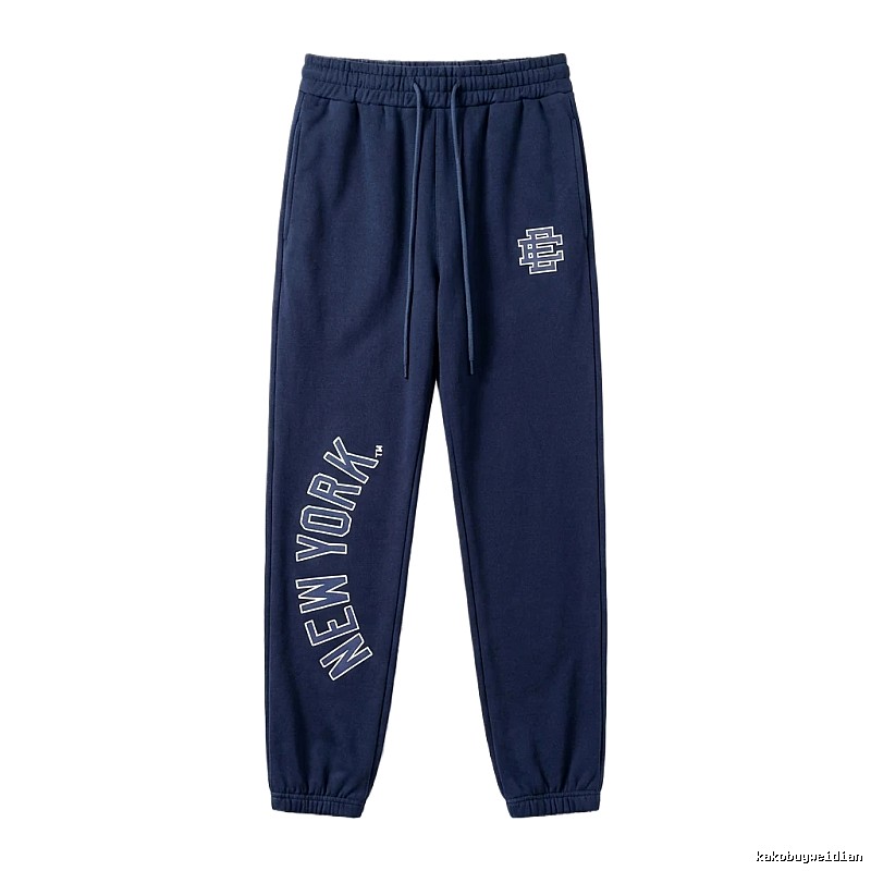 Eric Emanuel New York Style Navy Blue Sweatpants