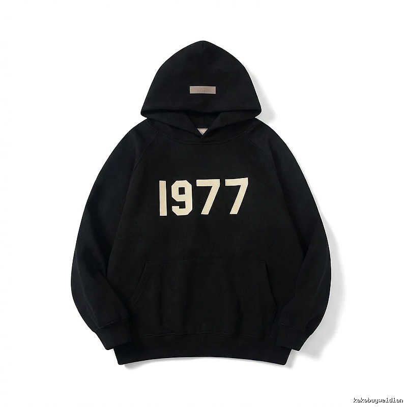 ESSENTIALS 1977 Series Black Sweatshirt