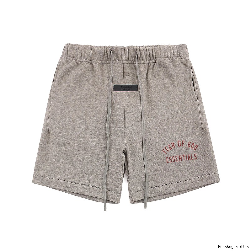 ESSENTIALS casual style grey shorts
