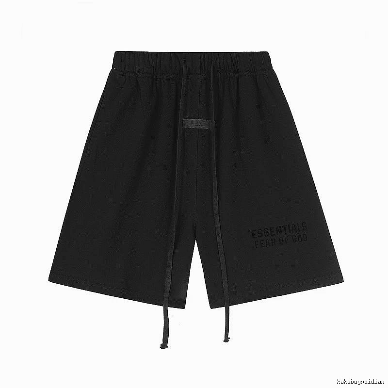 ESSENTIALS minimalist style black shorts