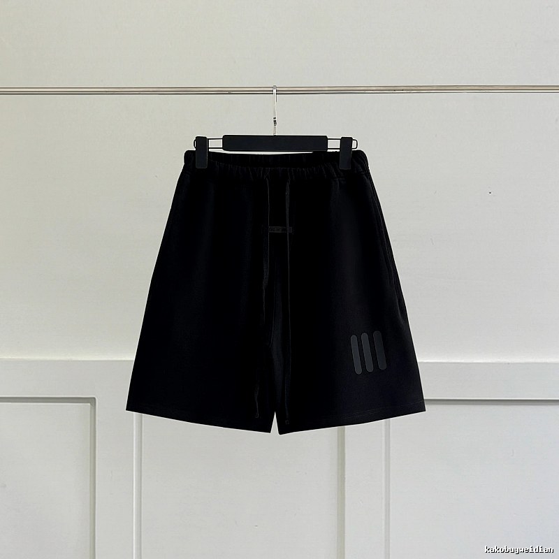 ESSENTIALS minimalist style black shorts