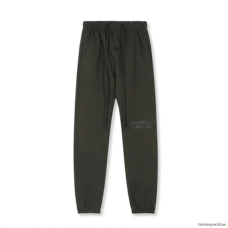 ESSENTIALS minimalist style dark gray sweatpants