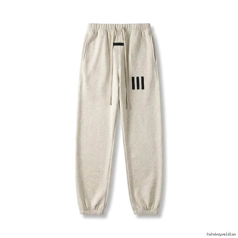 ESSENTIALS minimalist style light gray sweatpants