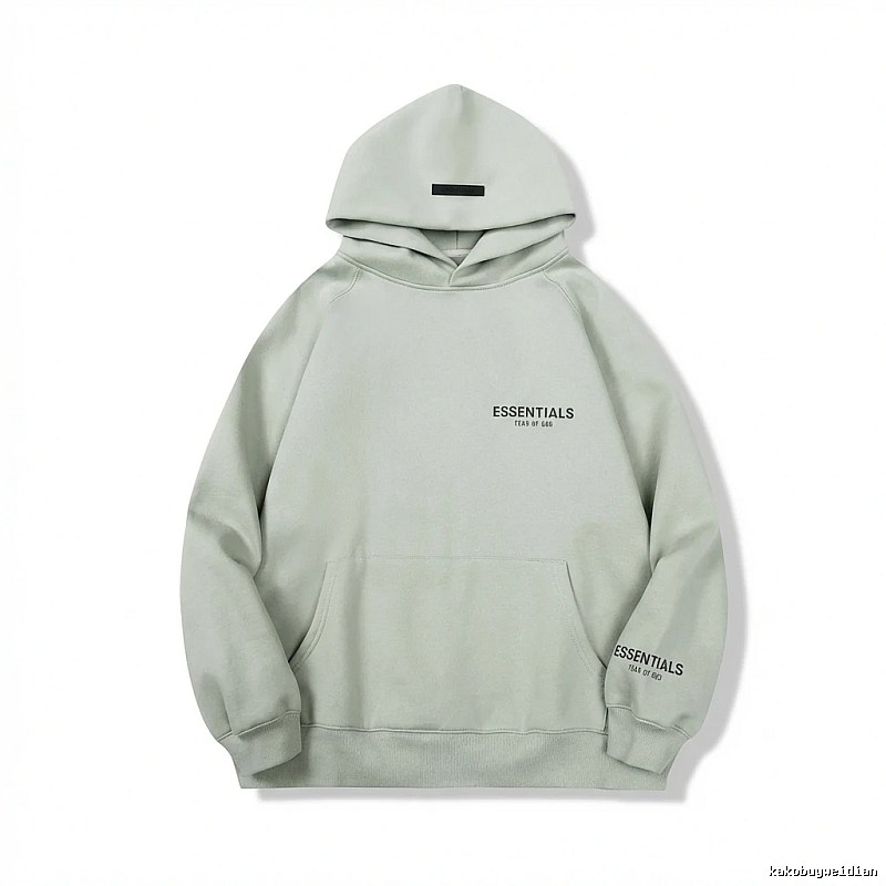 ESSENTIALS minimalist style light gray sweatshirt