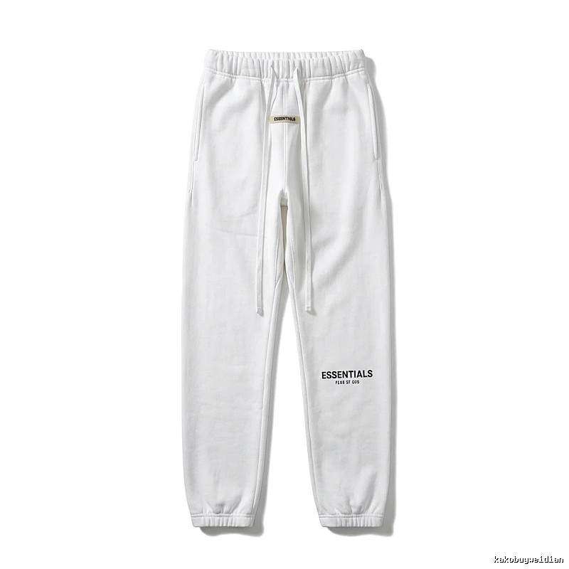 ESSENTIALS Simple Style White Sweatpants