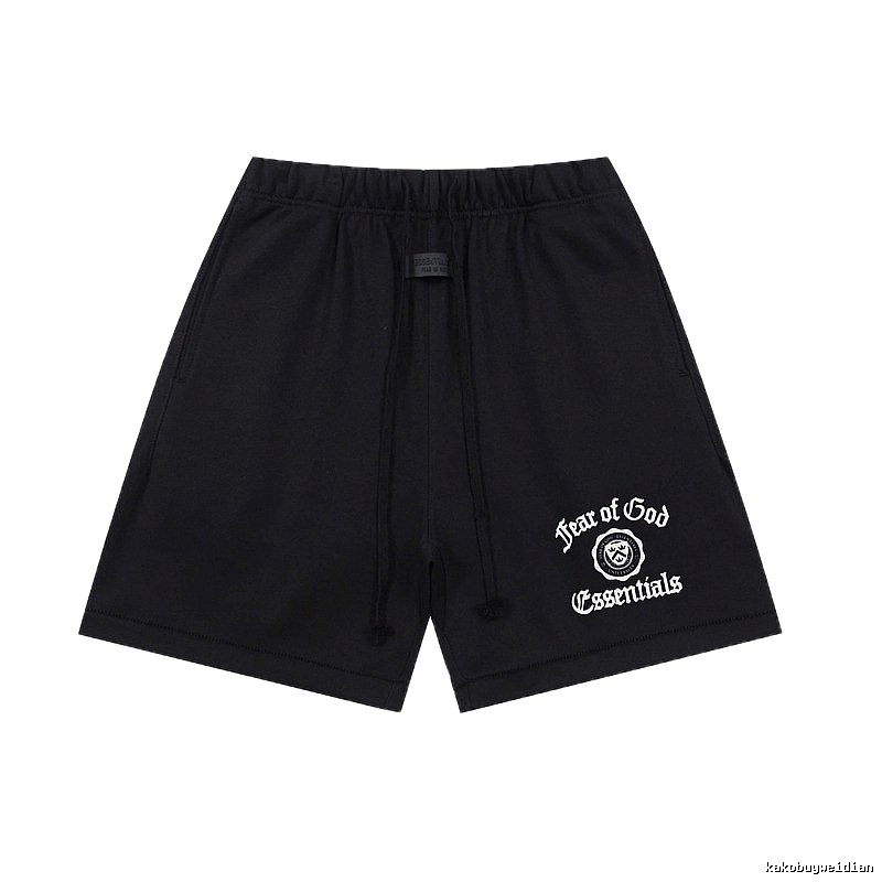 ESSENTIALS trendy brand black shorts
