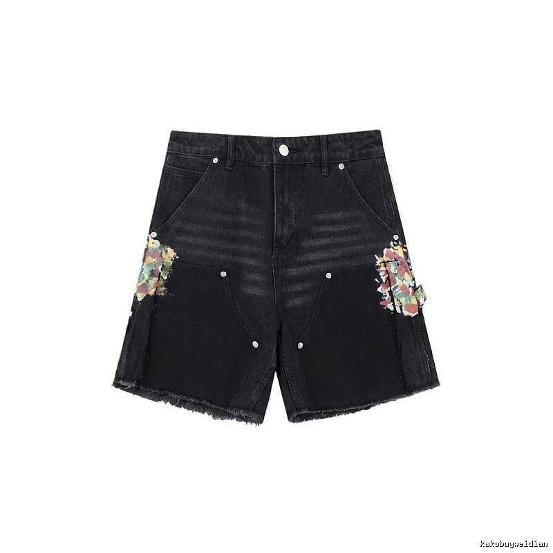 Gallery Dept Graffiti Style Black Shorts