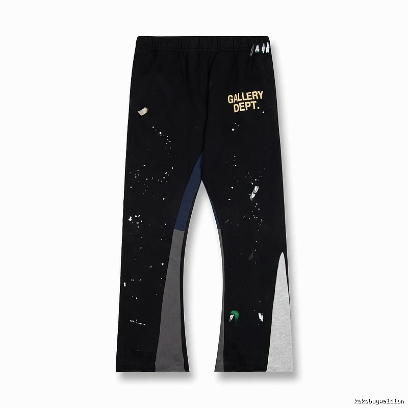 Gallery Dept Graffiti Style Black Trousers