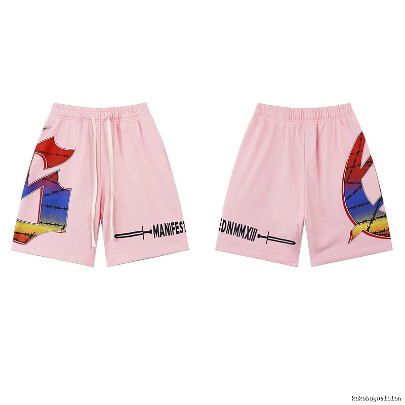 Godspeed Gradient Print Street Style Pink Shorts
