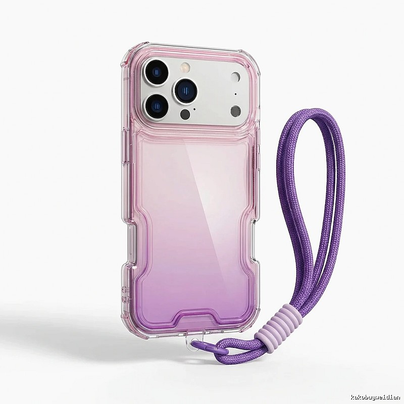 Gradient and Transparent Style iPhone Case for Trendy Brands