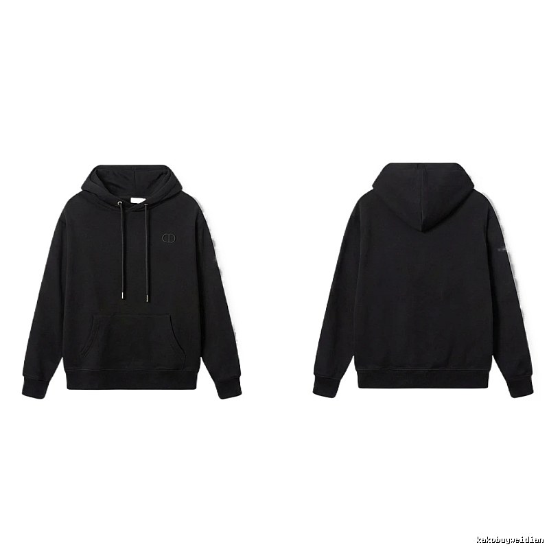 Gucci minimalist style black hoodie