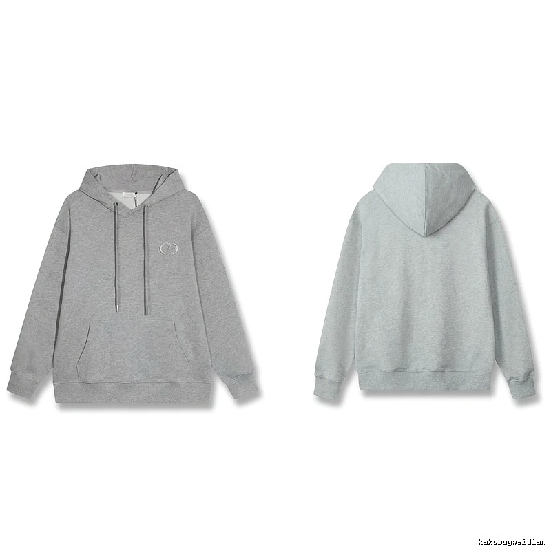 Gucci minimalist style grey hoodie