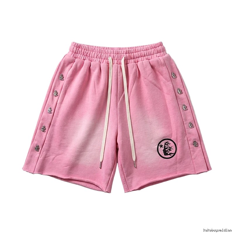 Hellstar dark style pink shorts