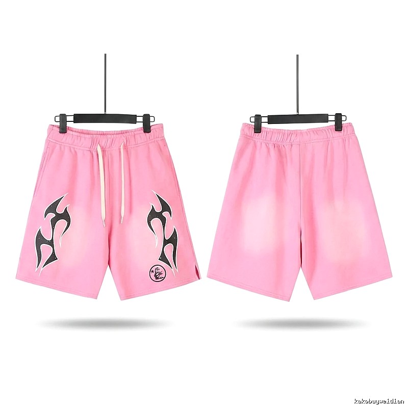 Hellstar Flame Wind Pink Shorts