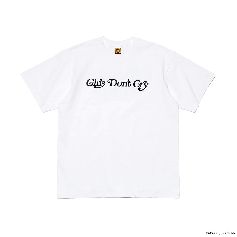 HUMAN MADE Co-branded Japanese Streetwear White Printed T-Shirt