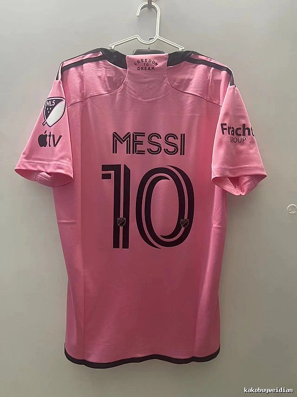 Inter Miami Classic Messi #10 soccer jersey Pink Inter Miami for Daily Styling