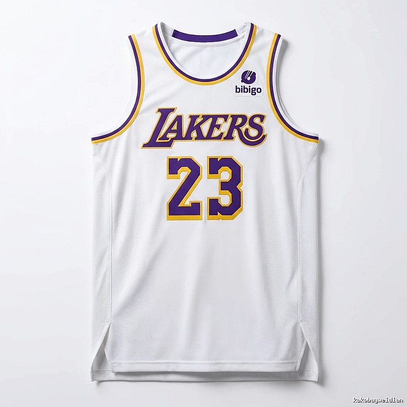 LBJ Lakers retro-style jersey