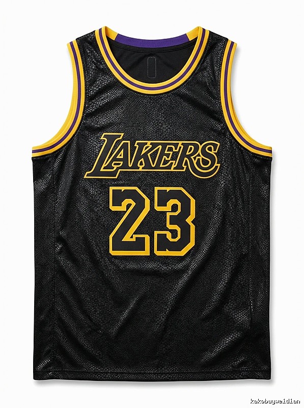 LBJ Lakers retro-style jersey