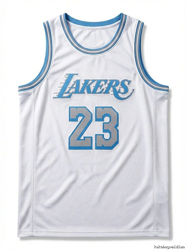 LBJ Lakers retro white jersey