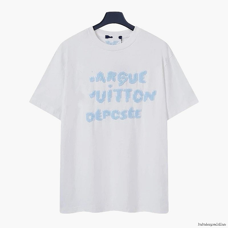 Louis Vuitton Pixel Collection Trendy Style White T-Shirt