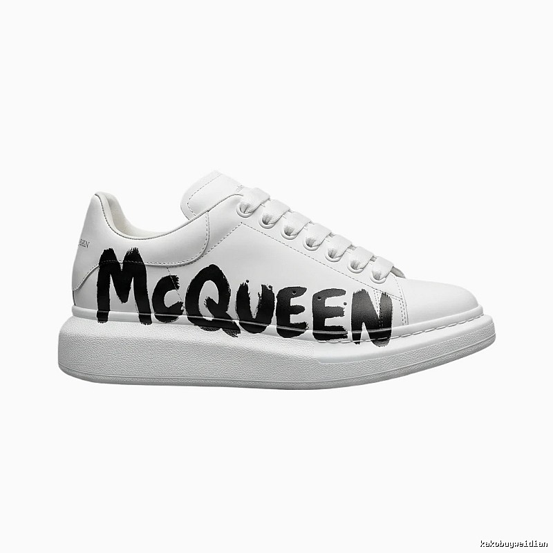McQueen - printed casual - style white shoes