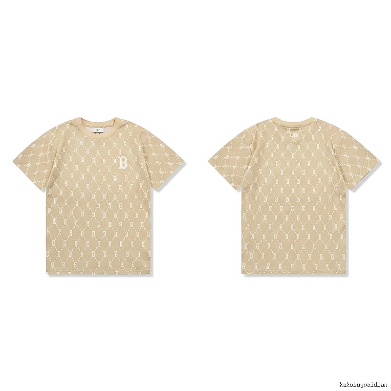 MLB Old Flower Style Beige T-shirt