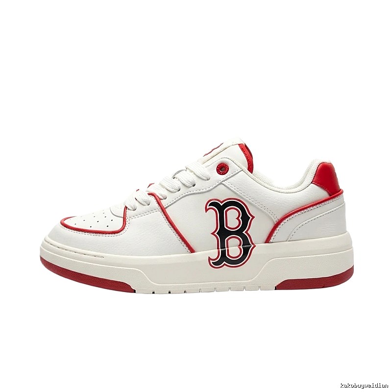 MLB Red and White Trendy Wind Board Shoes