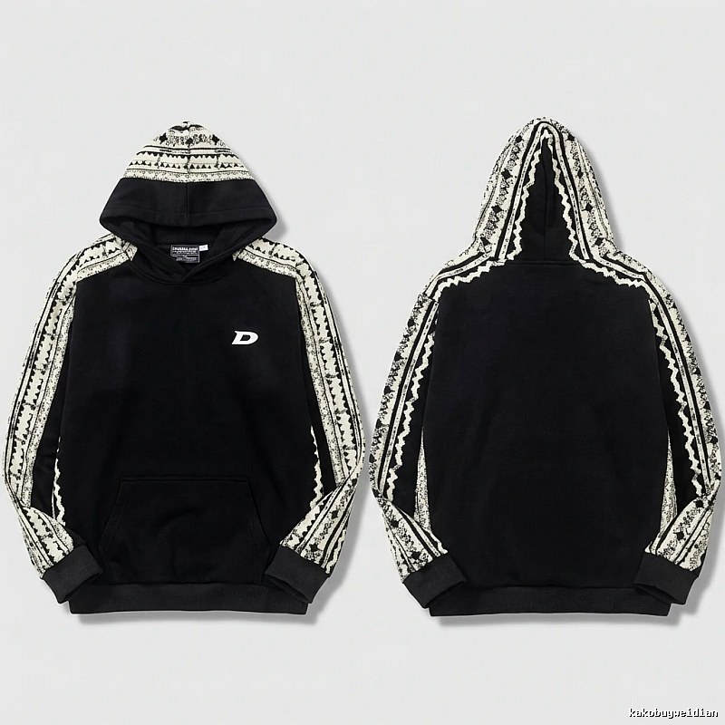 MLB retro style black hoodie