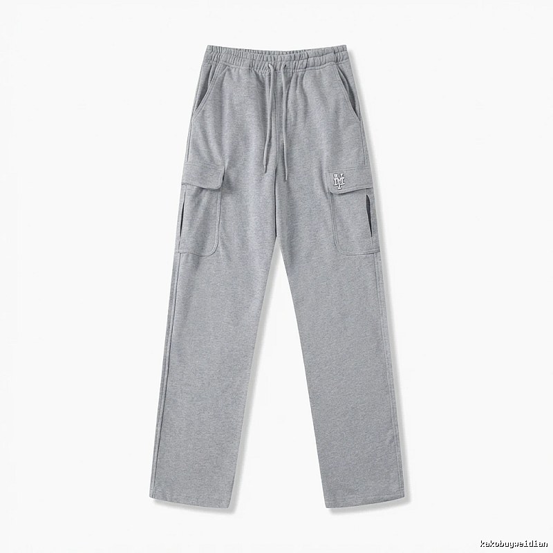 MLB utility-style grey long trousers