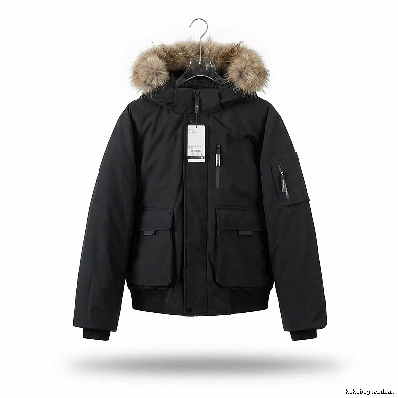 MLB Workwear Style Black Down Jacket